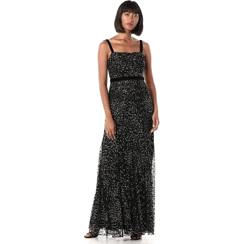 Adrianna Papell Women's Glitter-Velvet Gown Black Size 4 Graduation unclassified dresses