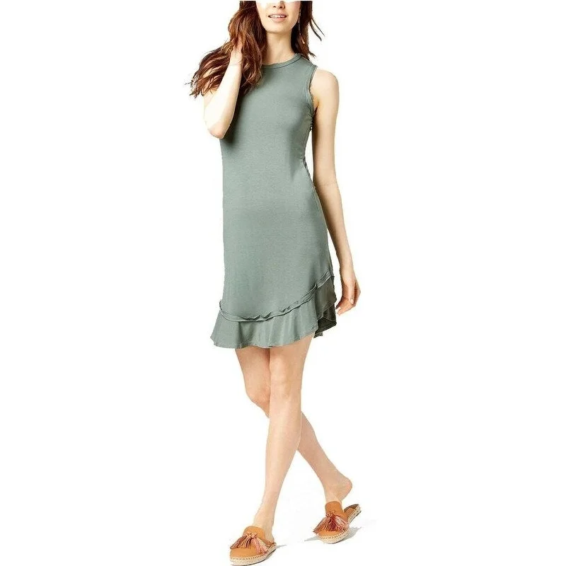 Maison Jules Women's Ruffled-Hem A-Line Dress New Pale Sage Size 2 Extra Small - Green - XX-Small Festival unclassified dresses Maison Jules Women's Ruffled-Hem A-Line Dress New Pale Sage Size 2 Extra Small - Green - XX-Small Festival unclassified dresses