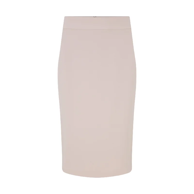 Tailored Cady Crepe Skirt