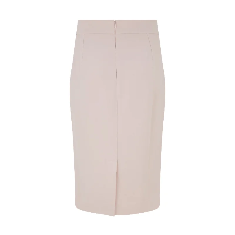 Tailored Cady Crepe Skirt