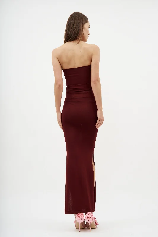 Eufala Burgundy Dress