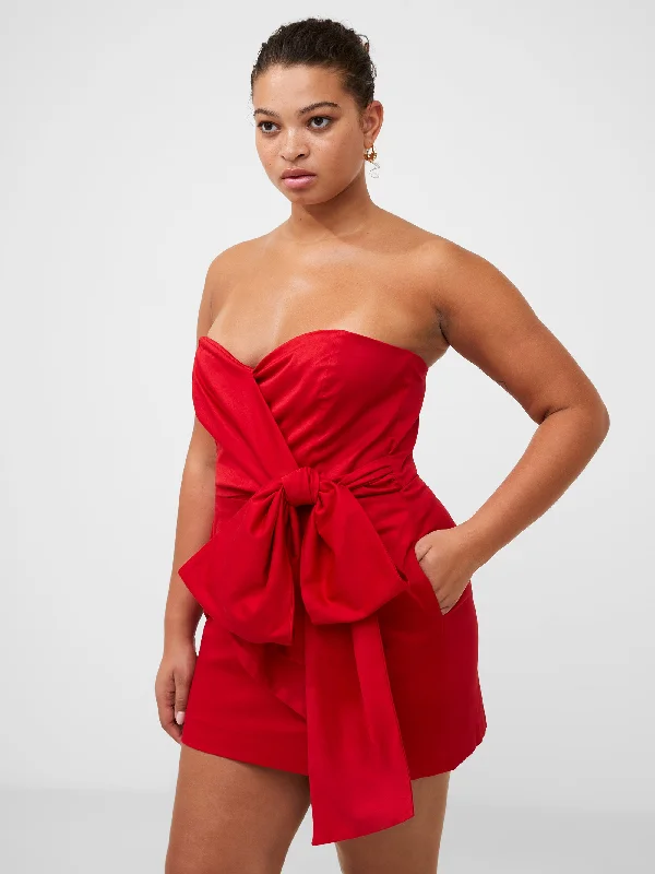 Florida Winter Strapless Dress