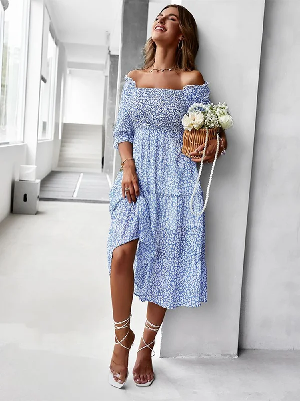 FashionSierra - Elegant Boho Chiffon Party Beach Summer Dress