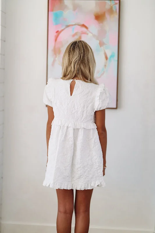 Angel Baby Mini Dress - White