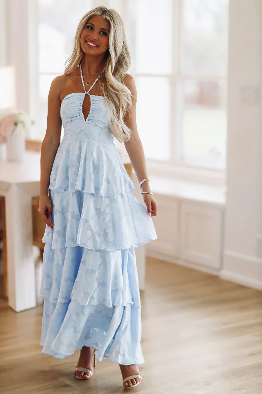 Sweet Escape Maxi Dress - Blue