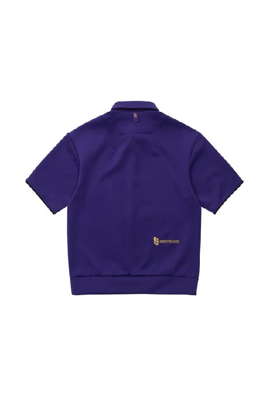 PURPLE BLOOD ARCH SYMBOL Polo HalfShirt