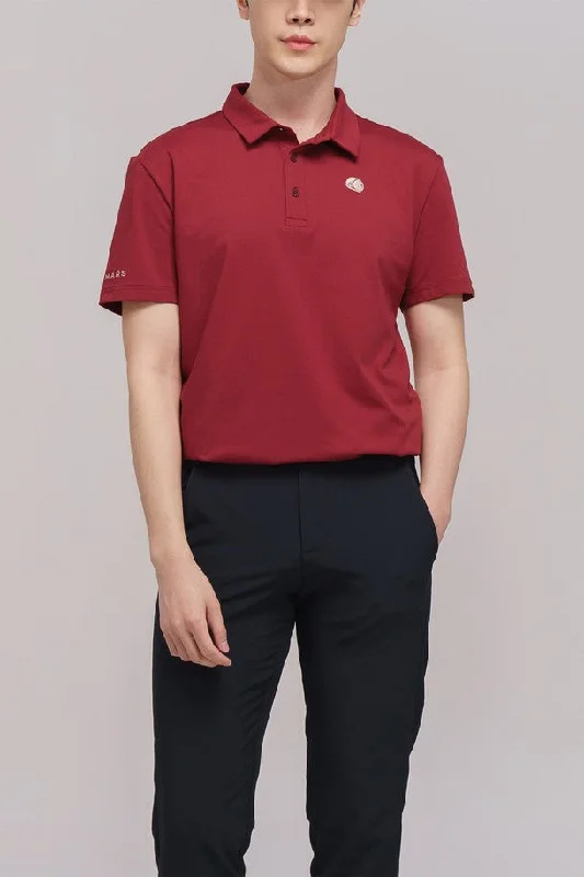 Silver Helmet Logo Polo Men