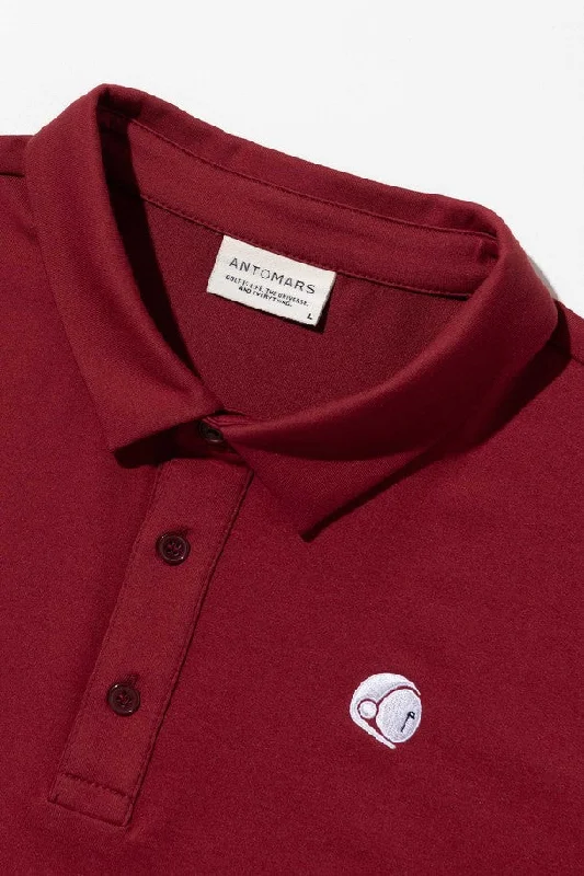 Silver Helmet Logo Polo Men