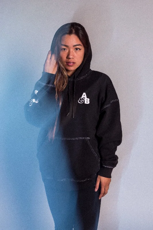 Above & Beyond Contrast Stitch Hoodie