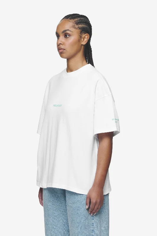 Aleja Heavy Oversized Tee White