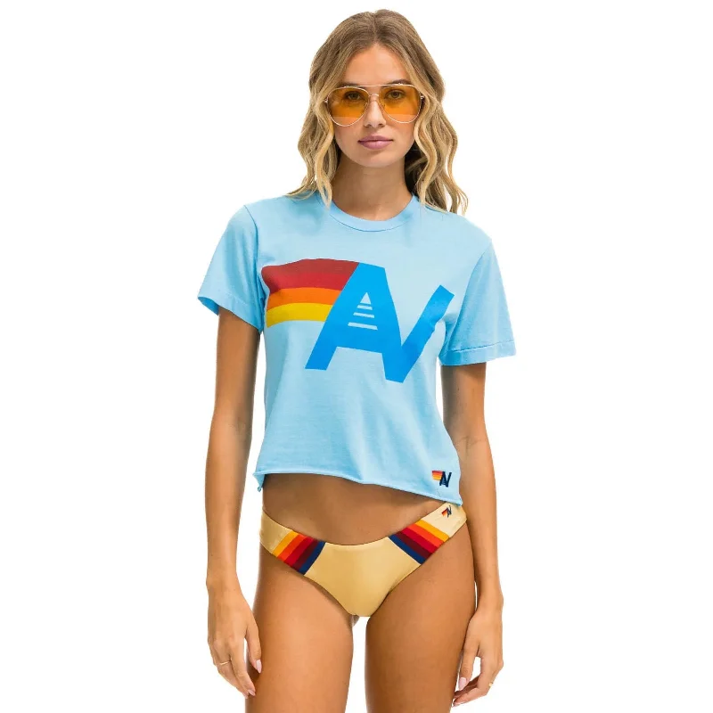 Aviator Nation- Logo Boyfriend Tee Sky