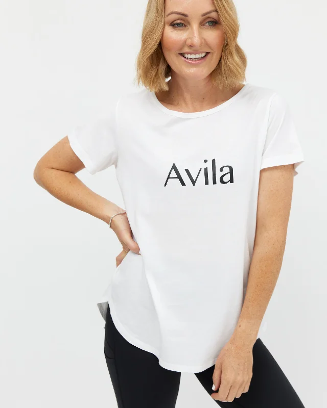 Avila logo T-shirt -White