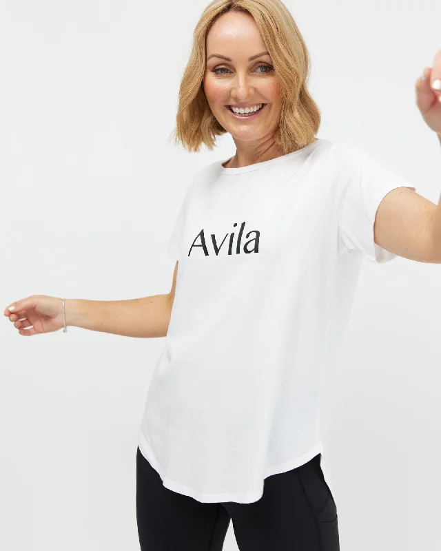 Avila logo T-shirt -White