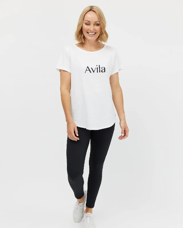 Avila logo T-shirt -White