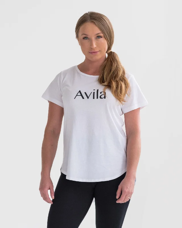 Avila logo T-shirt -White