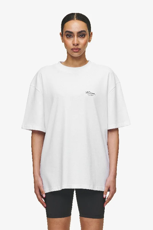 Banberry Oversized Tee White