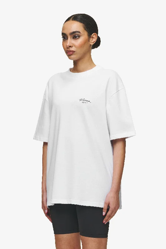 Banberry Oversized Tee White