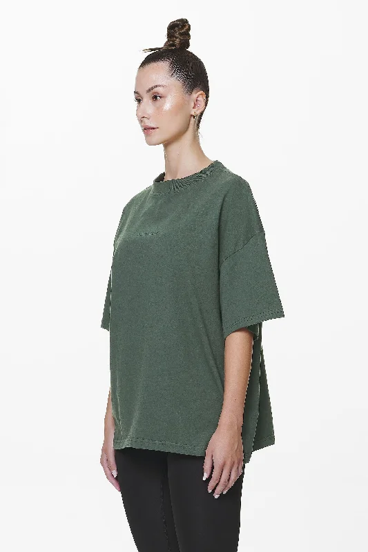 Bel Air Heavy Oversized Tee Washed Sage Green Gum