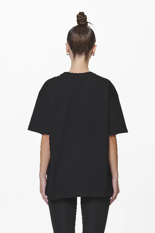 Beverly Logo  Oversized Tee Black Gum