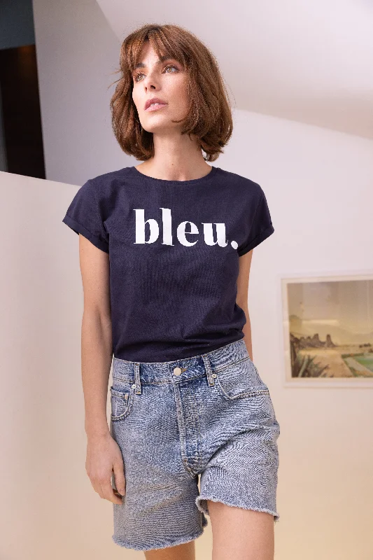 BLEU NEAT FIT T-SHIRT