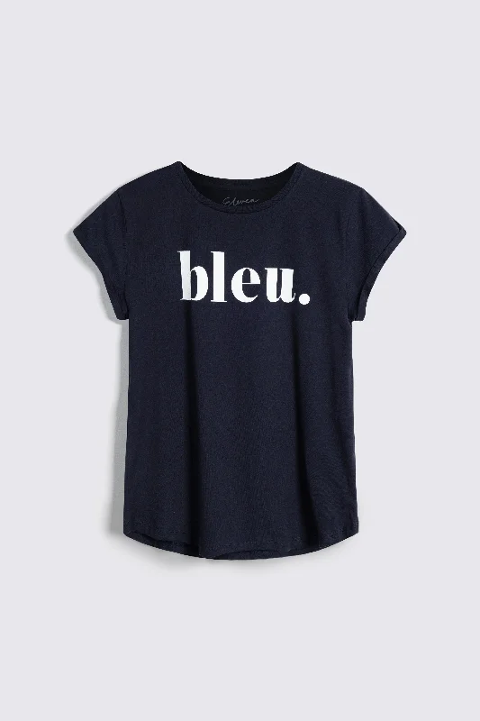 BLEU NEAT FIT T-SHIRT