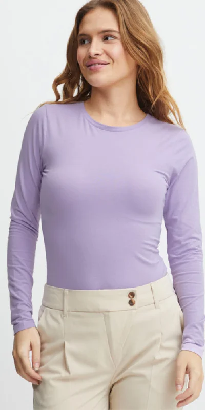 B.Young Long Sleeved Top, lilac