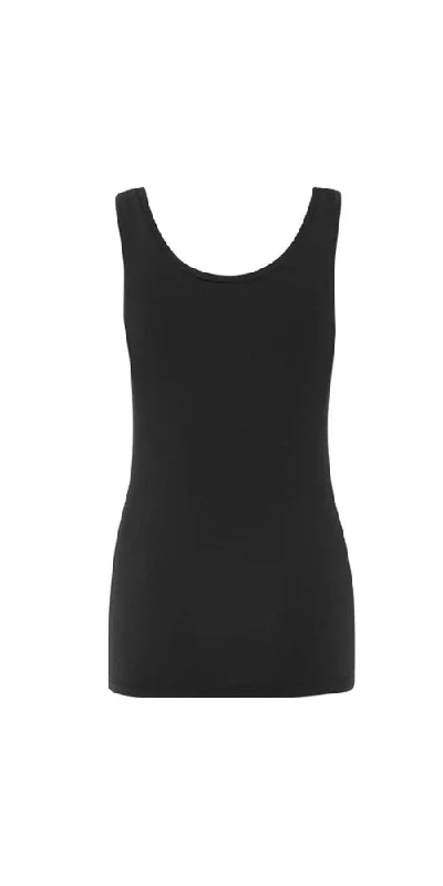 B.Young Fitted Tank Top, black