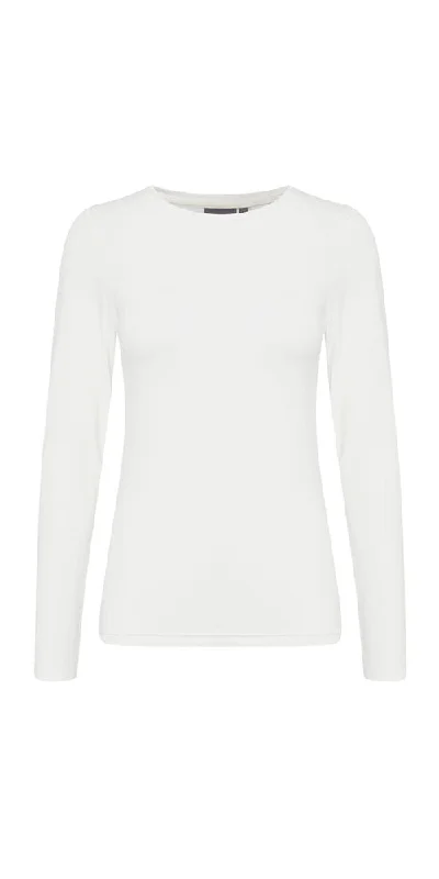 B.Young Long Sleeved Top, off-white