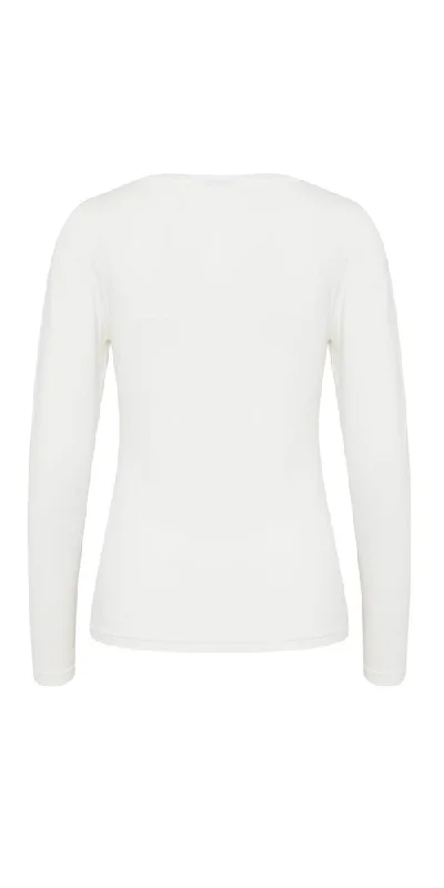 B.Young Long Sleeved Top, off-white