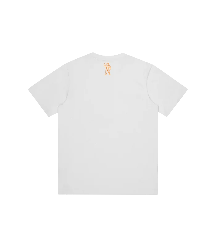 CAMO ARCH LOGO T-SHIRT - WHITE/ORANGE