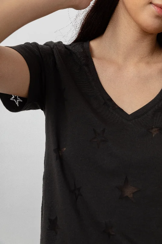 Cara Black Star Tee