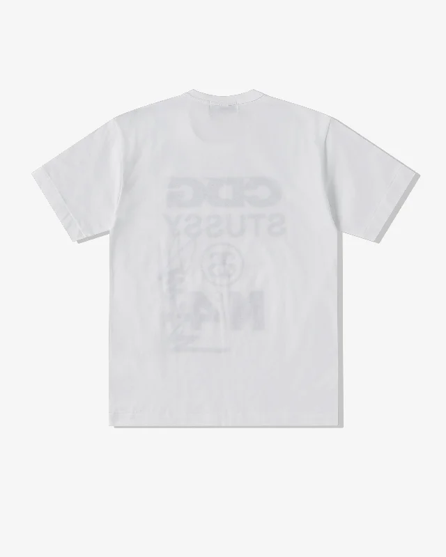 CDG - Stüssy T-Shirt - (White)