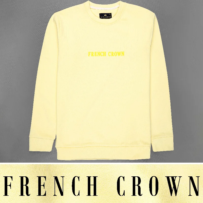 Colonial Yellow Full Sleeve Premium Cotton Heavyweight Sweatshirt