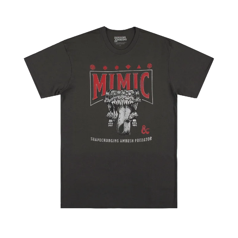 Mimic Shapechanging Ambush Predator Charcoal Tee