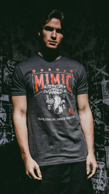 Mimic Shapechanging Ambush Predator Charcoal Tee