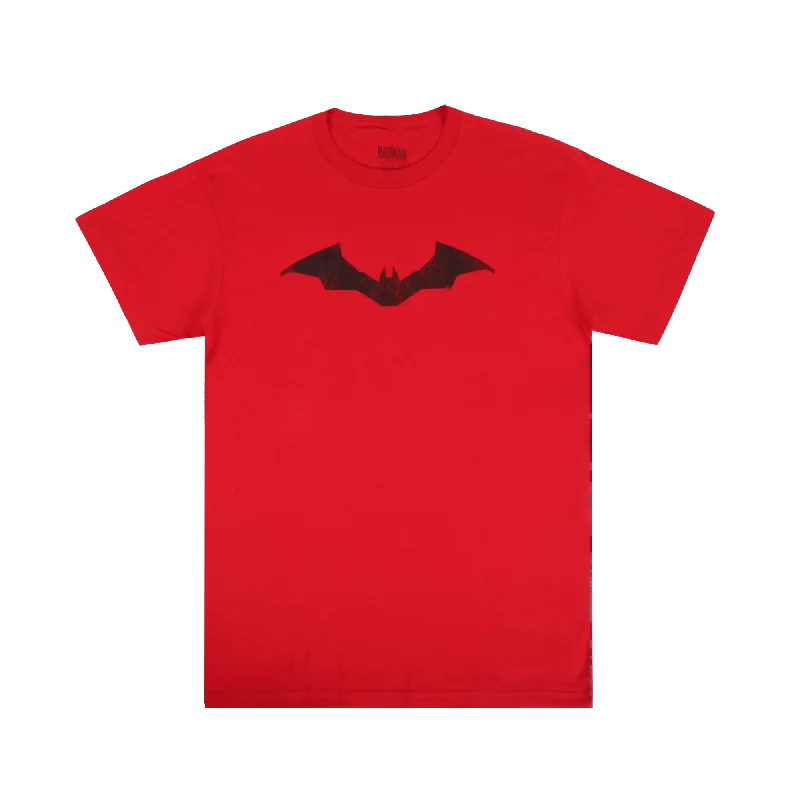 Bat Symbol Red Tee