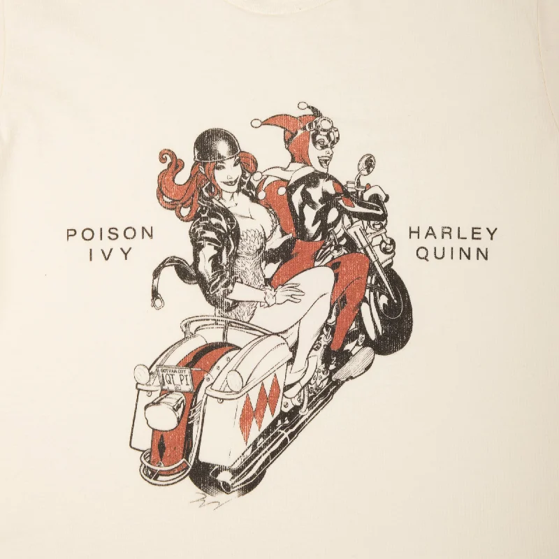 Vintage Poison Ivy & Harley Quinn Natural Tee