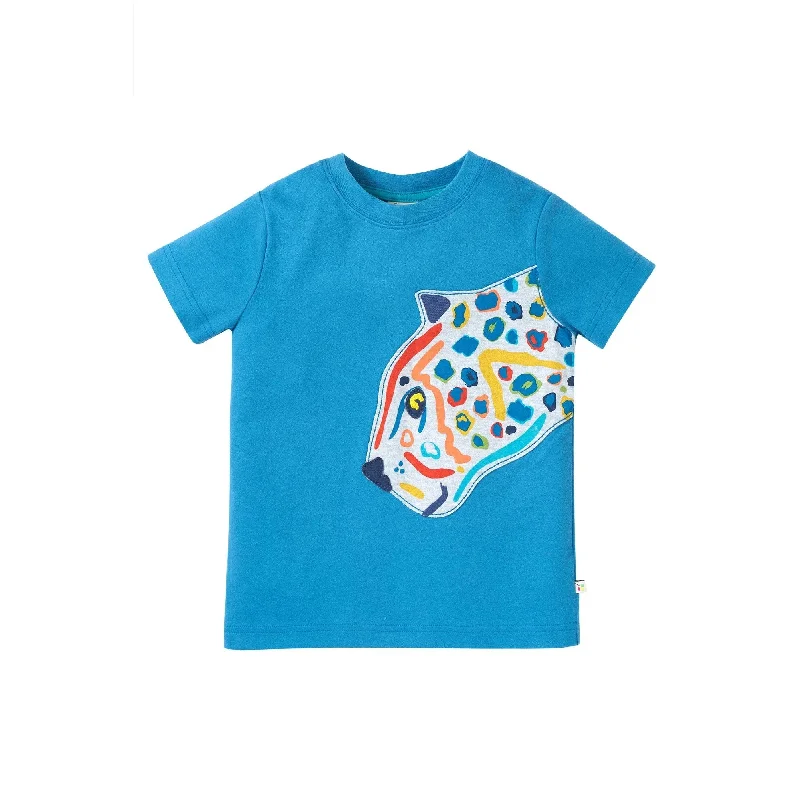 Deep Water / Jaguar Carsen Applique T-Shirt