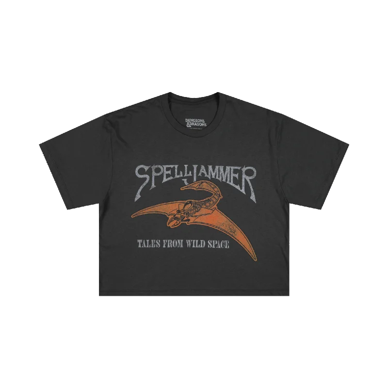 Spelljammer Cropped Gray Tee