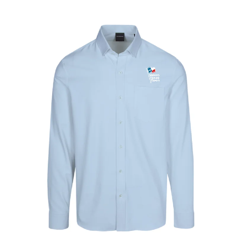 Dunning Oxford Blue Rathford Sport Shirt