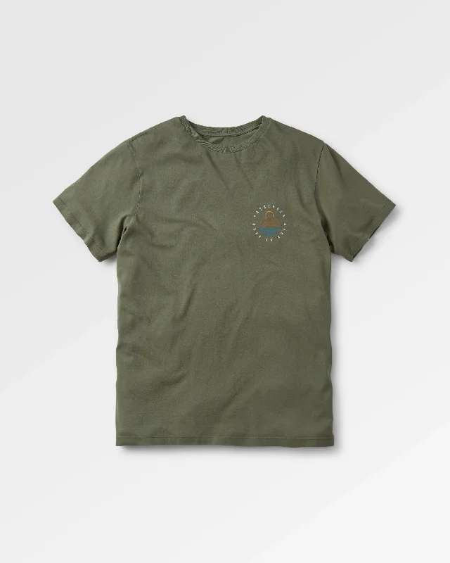 Escapism Recycled Cotton T-Shirt - Dusty Olive