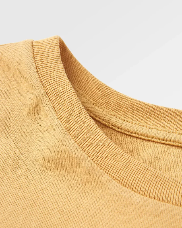 Escapism Recycled Cotton T-Shirt - Mustard Gold