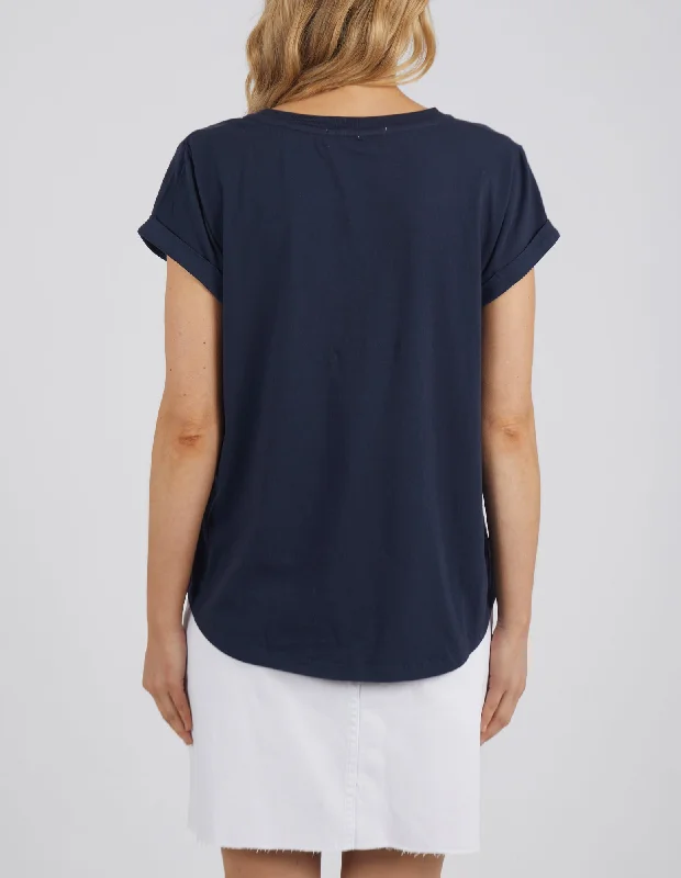 Foxwood Manly Vee Tee - Navy