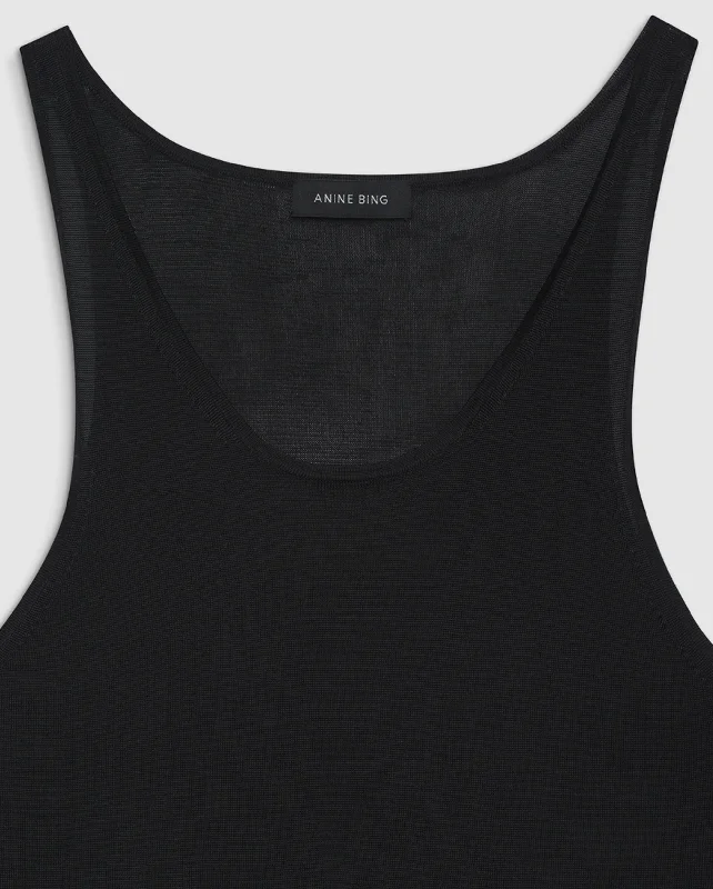 GIORGIO SWEATER TANK / BLACK