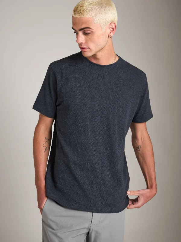 Navy Melange / S