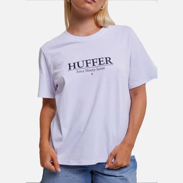 Huffer Signature Classic Tee - White