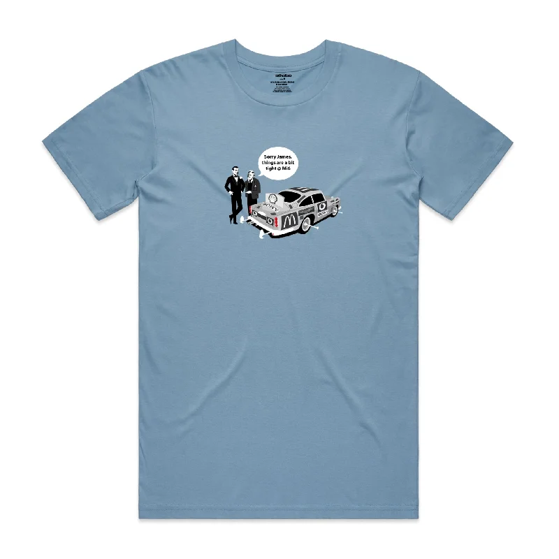 Isthatso Cotton Graphic T Shirt - Sorry James - Blue