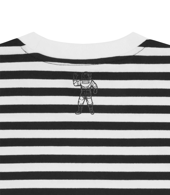 L/S STRIPE T-SHIRT - BLACK/WHITE