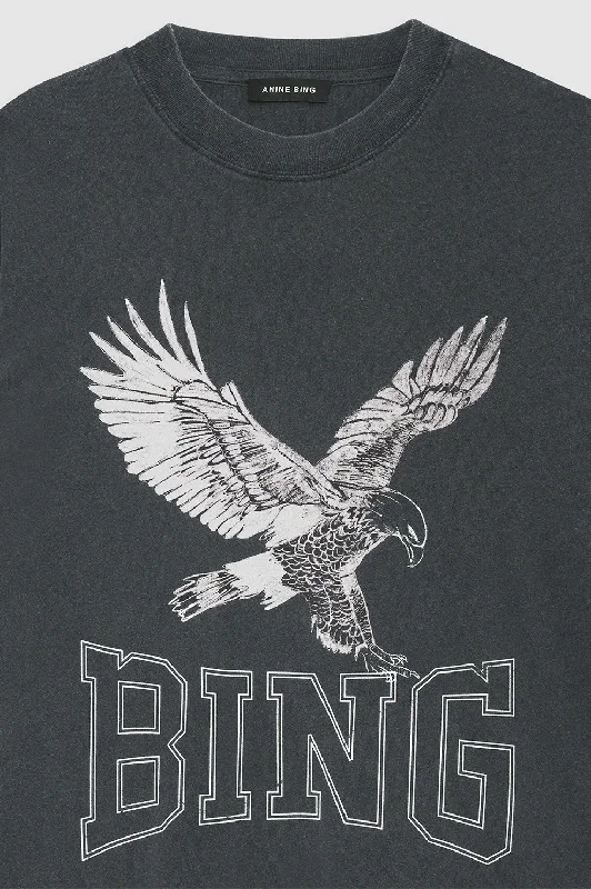 Lili Tee Retro Eagle - Washed Black