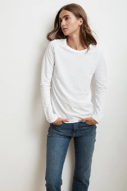 Liz White Long Sleeve Tee